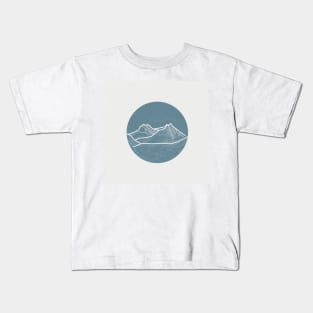 Abstract Mountains Kids T-Shirt